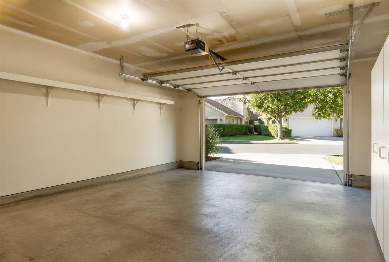 Cleared garage space after junk removal
