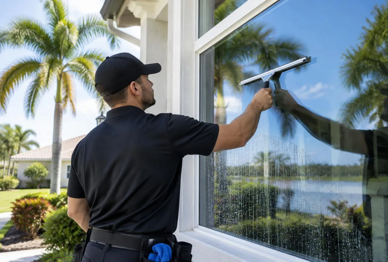 Window Cleaning — exterior property service